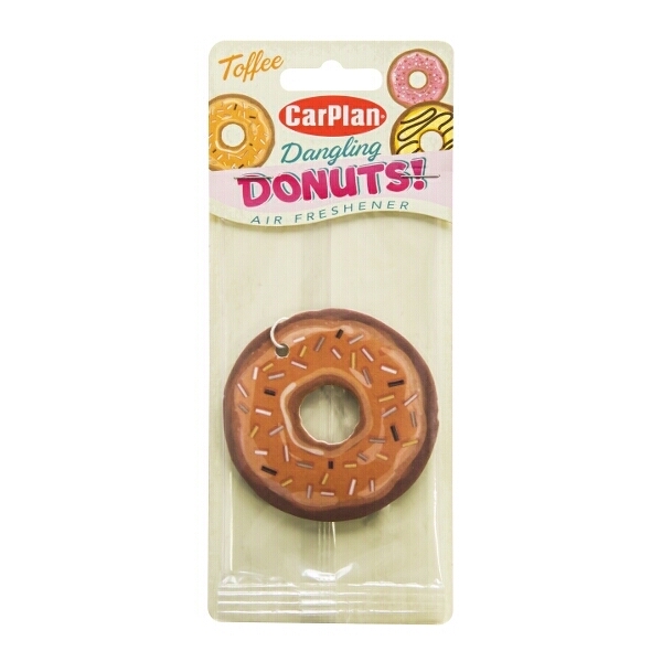 Carplan Clan Dangling Donuts Carded Air Freshener - Toffee