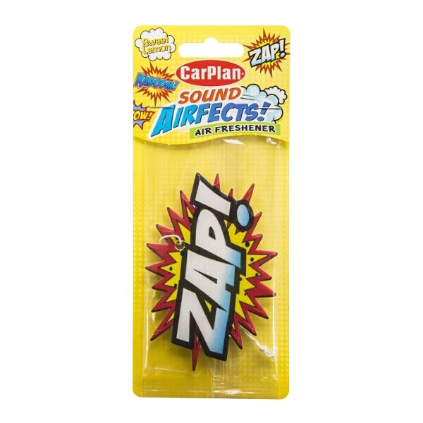 Carplan Sound Airfects Carded Air Freshener - Zap - Sweet Lemon