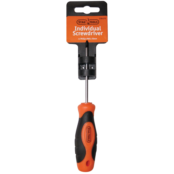 Stag Tools Philips Individual Screwdriver PH0 75mm Euro Car Parts