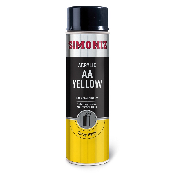 Simoniz AA Van Yellow Spray Paint 500ml