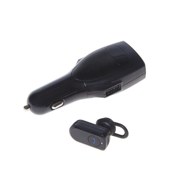 Top Tech Bluetooth Ear Piece & In Car Charger Black