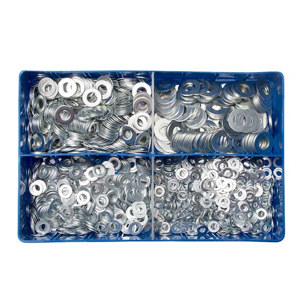 Pearl Box Of 1550 Assorted Flat Washers