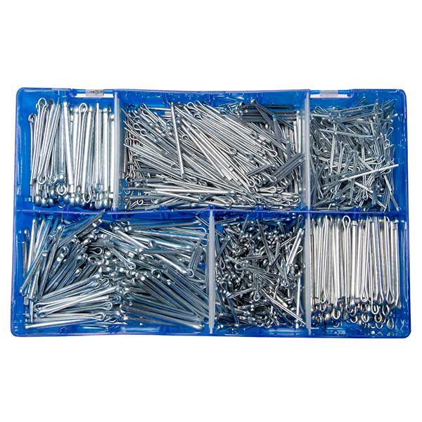 Pearl Box Of 1375 Assorted Split Cotter Pins 11/16 11/2