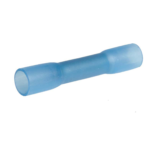 Pearl PK OF 25TERMINAL H/SHRINK BLUE BUTT CONNECTOR