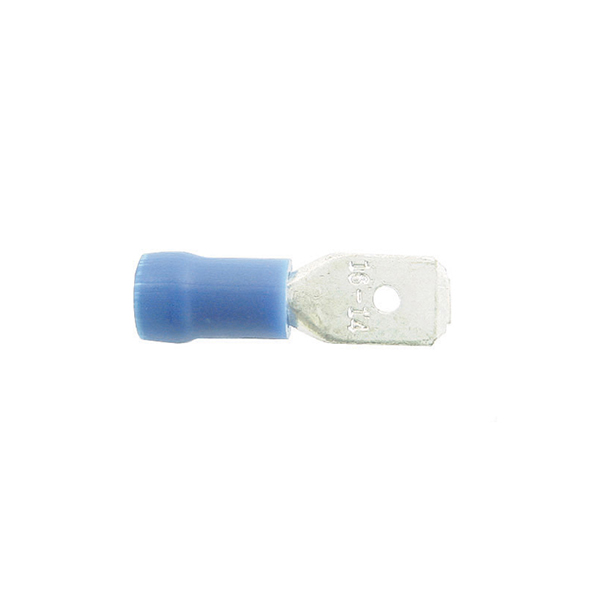 Pearl Wiring Connector Blue Male 250 Tab x4