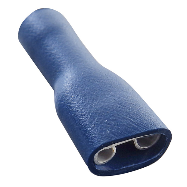 Pearl Blue Fully Insulated Slide on Female Terminals