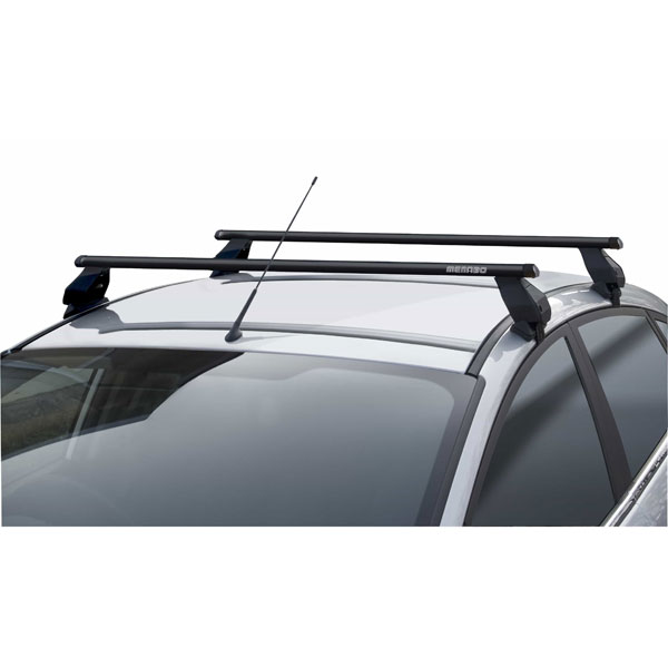 Menabo Steel MENABO TEMA STEEL (BLACK) ROOF BAR KIT WITH LOCKS