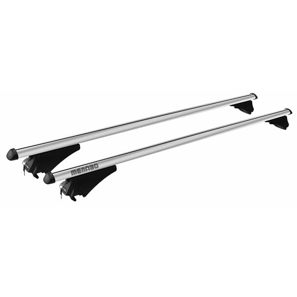 Menabo Aluminium Roof Bar Set (For Roof Rails)
