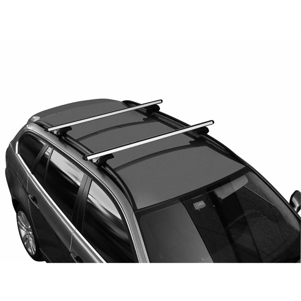 Menabo Aluminium Roof Bar Set (For Roof Rails) Euro Car Parts