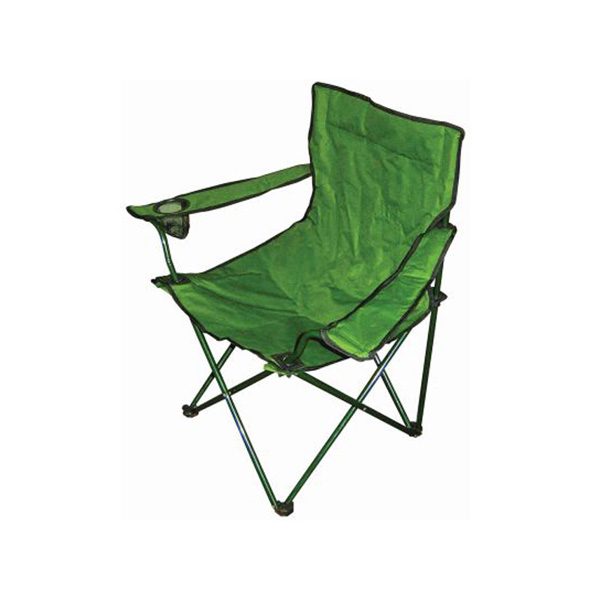 Redwood Canvas Chair With Arms - Green