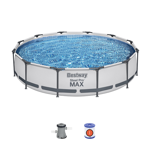 Bestway Steel Pro MAX 12' x 30"/3.66m x 76cm Pool Set