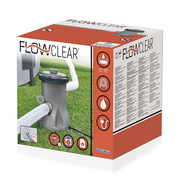 Bestway Flowclear 1249L/330gal Filter Pump