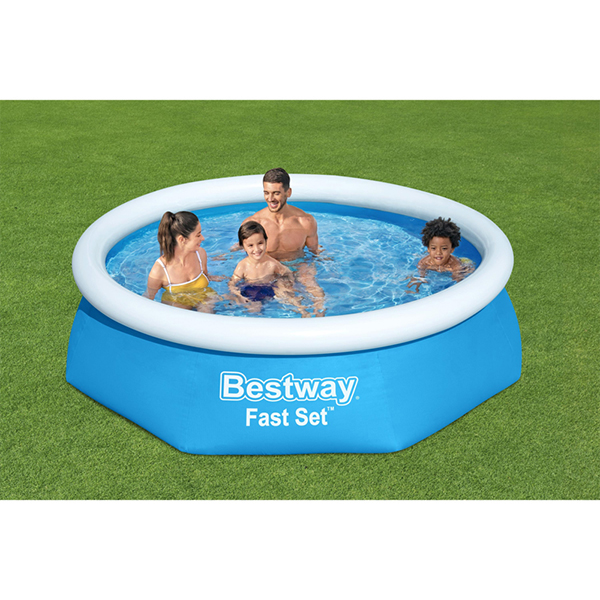 Bestway Fast Set 8' x 24"/2.44m x 61cm inflatable pool