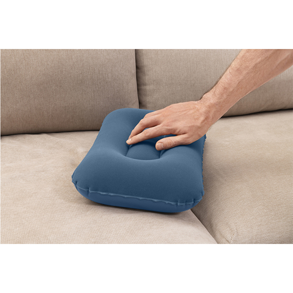 Bestway 16.5" x 10" x 4"/42cm x 26cm x 10cm Flocked Air Camp Pillow (67121)