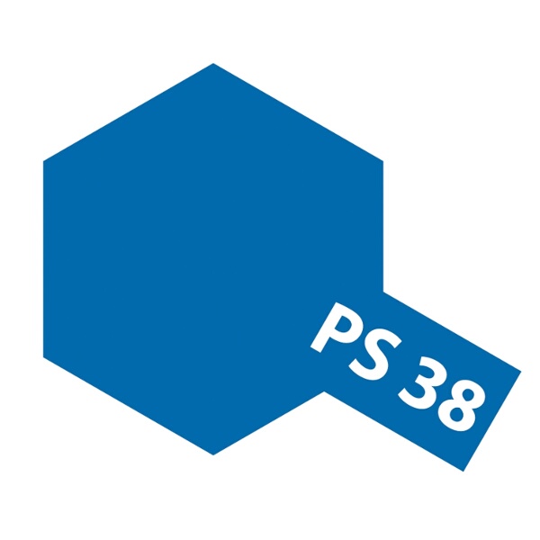 Tamiya PS-38 Translucent Blue Polycarbonate Spray Paint