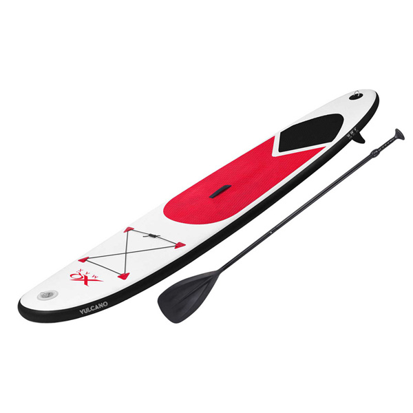 XQ Max Inflatable Fishing SUP Board Set 3.3 m Length with Equipment,  Carrying Bag, 330x99x15 cm