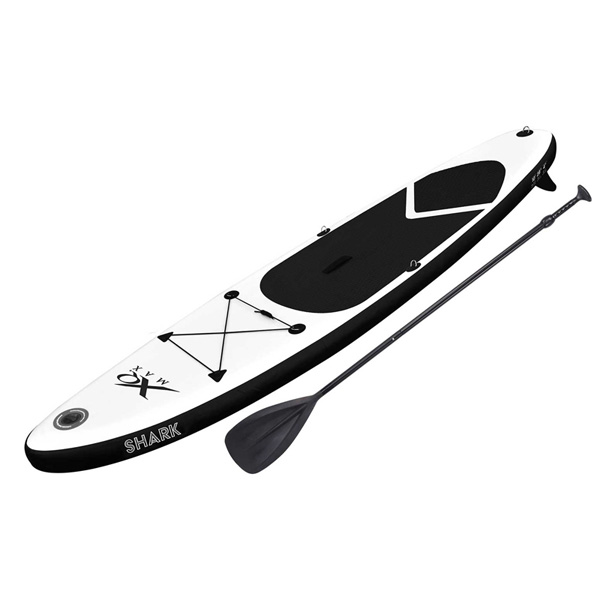 XQ Max Stand Up Inflatable Paddle (SUP) Board 305cm Black (Inc. Paddle, Pump & Bag)