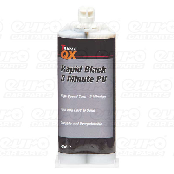 TRIPLE QX Rapid Black Plastic Repair 50ml - 5minute