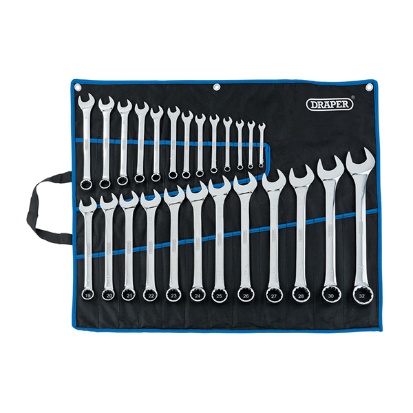 Draper HI-TORQ® Metric Combination Spanner Set, 6-32mm (25 Piece)"