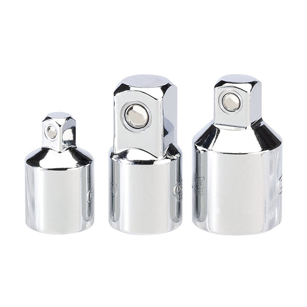 Draper Socket Converter Set, Polished Chrome (3 Piece)