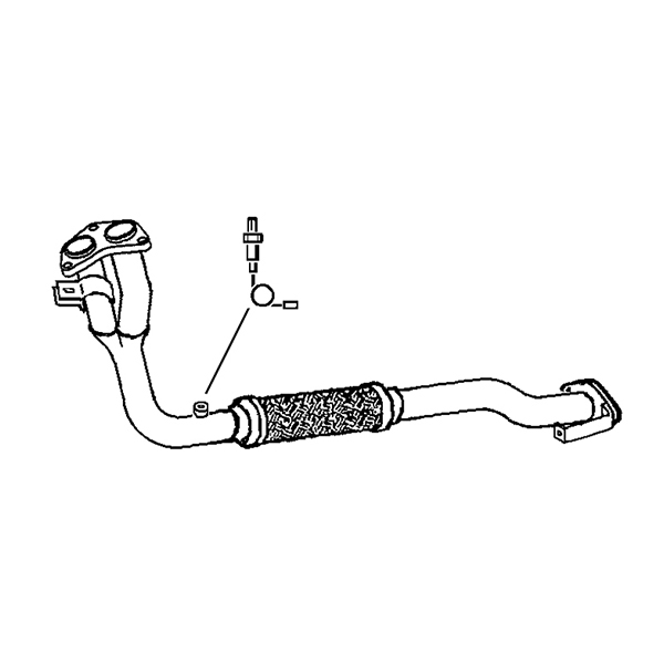 Klarius Front Exhaust Downpipe Mitsubishi Shogun Pinin 1.8 2.0gdi 00-