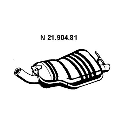 Eberspacher Combined Centre & Rear Silencer | Euro Car Parts