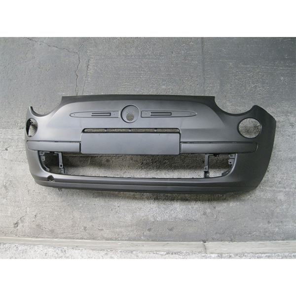 Replacement Front Bumper Fiat 500 Primed 07-7/15 Lounge Models With Moulding Holes | Euro Car Parts