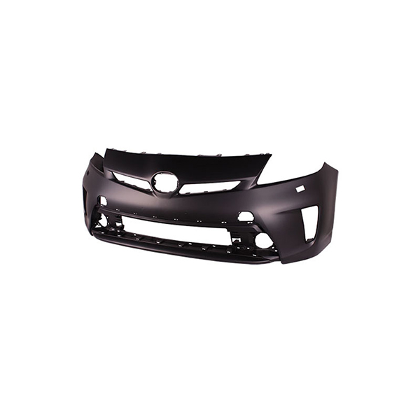 Aftermarket Front Bumper Prius 12-15 W/lamp Wash No Pdc Primed Black