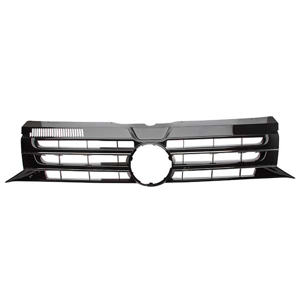 Aftermarket Radiator Grille Transporter T5 09/09-11/13 Black With Chrome Mouldings