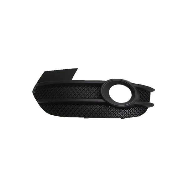 Aftermarket Ns Front Bumper Grille Audi Q3 11- W/fog Lamp Hole Matt Black