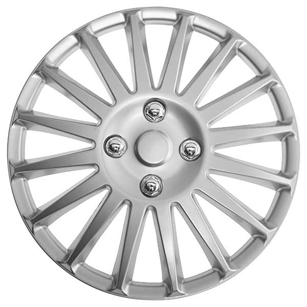 Top Tech Speed 14 Inch Wheel Trims Silver (Set of 4)