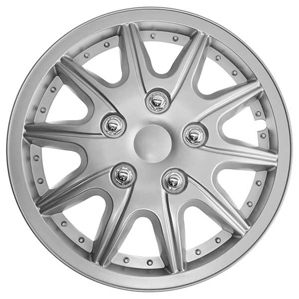 Top Tech Revolution 13 Inch Wheel Trims Silver (Set of 4)