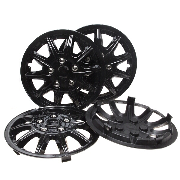 Top Tech Revolution 15 Inch Wheel Trims Gloss Black (Set of 4)