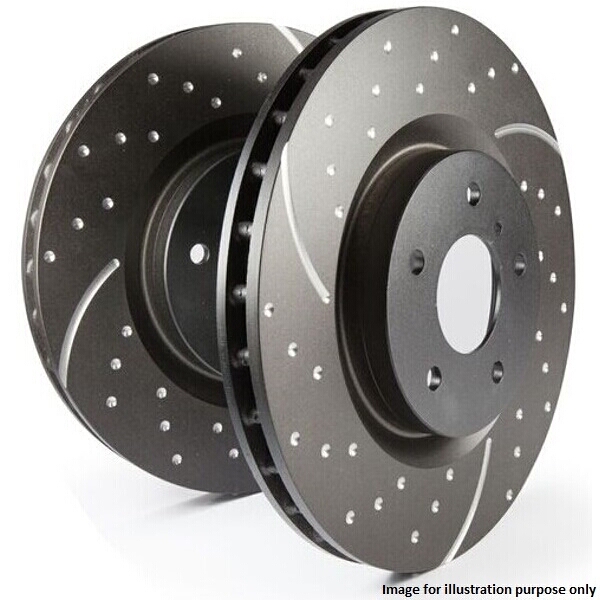 EBC GD GD1249  DIMPLED/GROOVED BRAKE DISC (PAIR)VAG VARIOUS