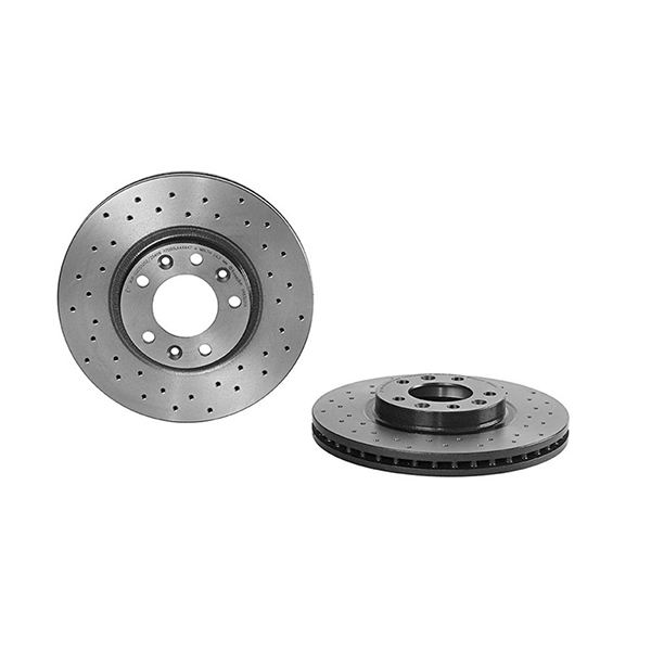 Brembo Xtra Drilled Disc Peugeot 283mm Vented | Euro Car Parts