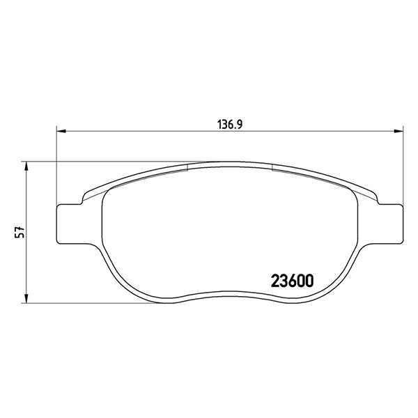 Brembo High Performance Brake Pad Set