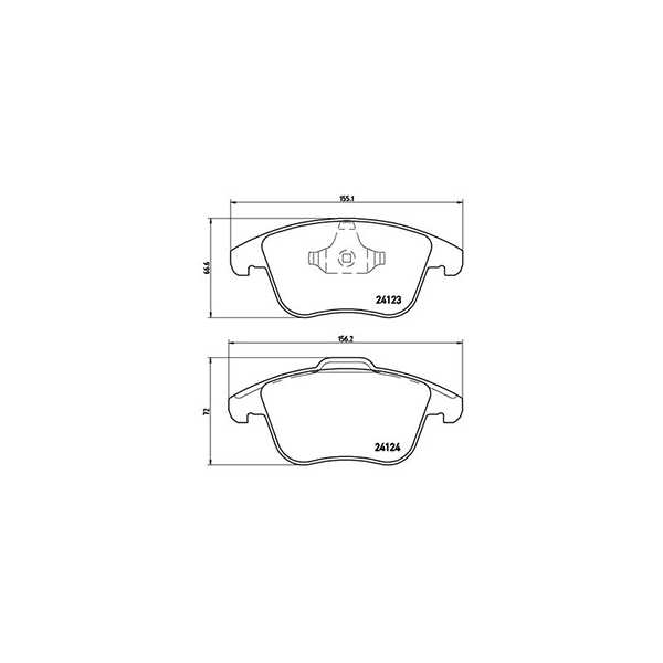 Brembo High Performance Brake Pad Set