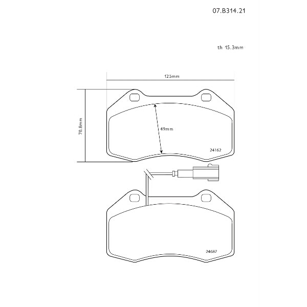 Brembo Hp Front Brake Pads Renault Megane Rs / Alfa Mito | Euro Car Parts