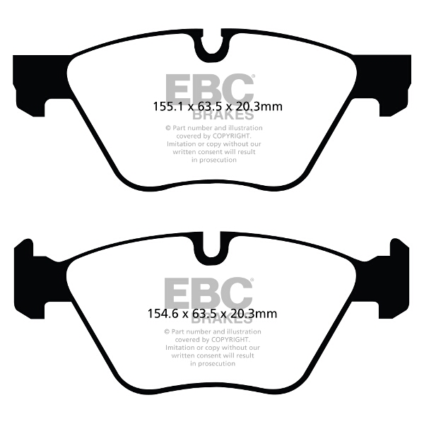 EBC Red Stuff High Performance Brake Pad Set