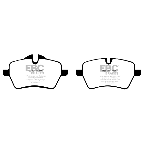EBC Green Stuff High Performance Brake Pad Set