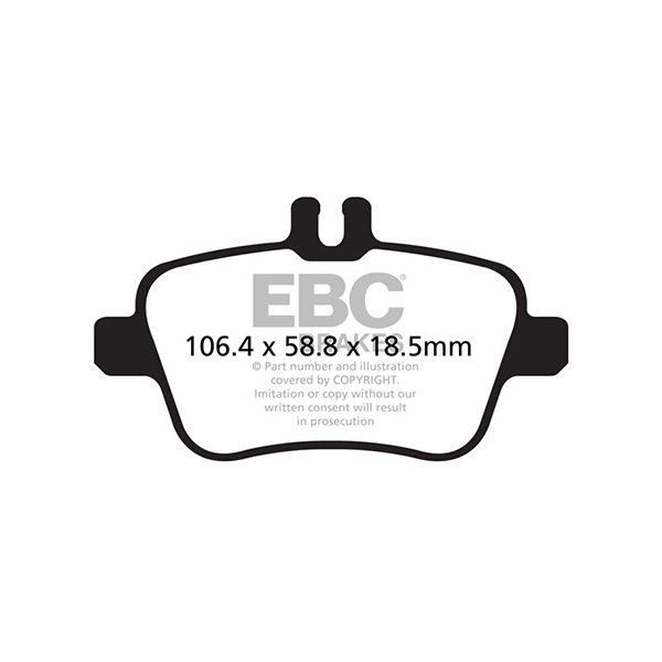 EBC Green Stuff EBC BRAKE PADS (GREENSTUFF) TRUCK & SUV - MERCEDES