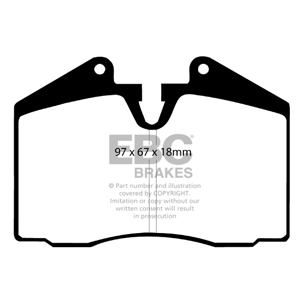 EBC Red Stuff EBC BRAKE PADS (REDSTUFF) PORSCHE VARIOUS