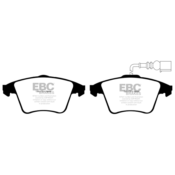 EBC Green Stuff EBC BRAKE PADS (GREENSTUFF) VAG VARIOUS
