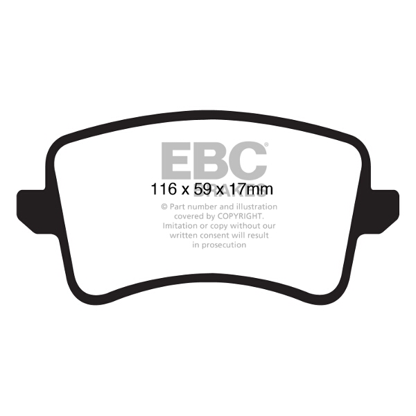 EBC Red Stuff High Performance Brake Pad Set