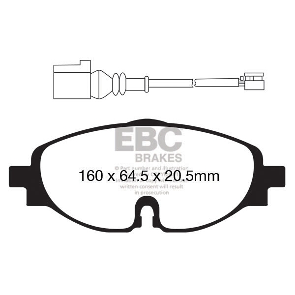 EBC Green Stuff EBC BRAKE PADS (GREENSTUFF) VAG VARIOUS