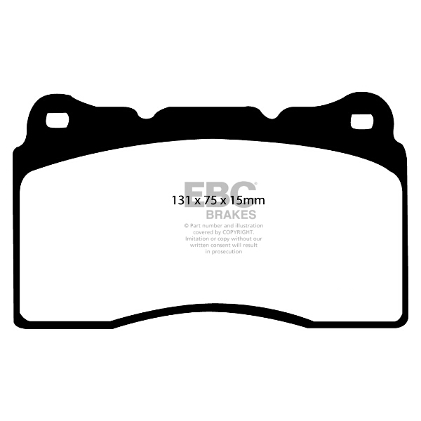 EBC Red Stuff EBC BRAKE PADS (REDSTUFF) AMERICAN VARIOUS