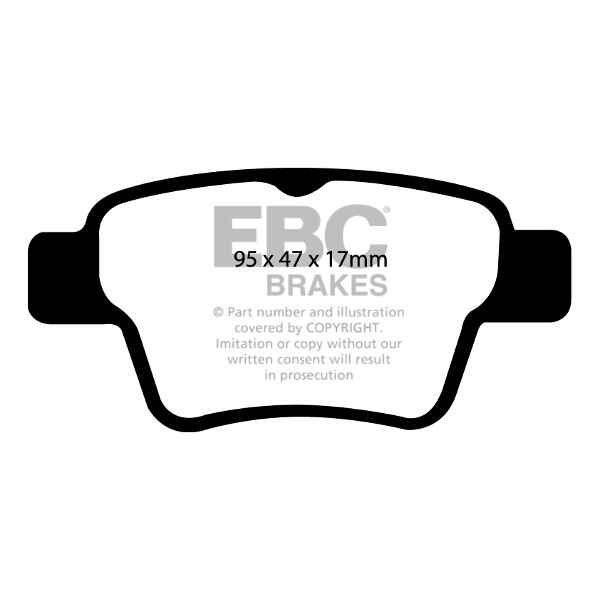 EBC Green Stuff High Performance Brake Pad Set