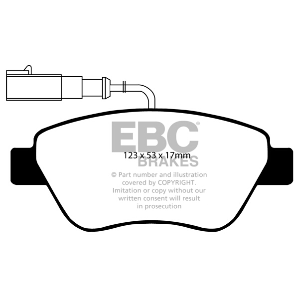 EBC Green Stuff High Performance Brake Pad Set