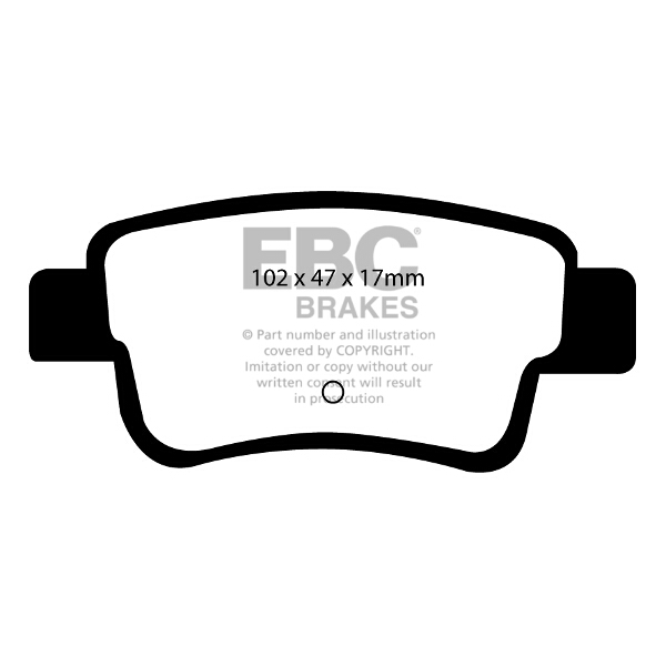 EBC Green Stuff EBC BRAKE PADS (GREENSTUFF) FIAT VARIOUS