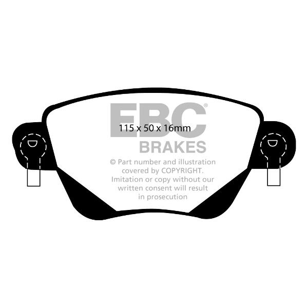 EBC Yellow Stuff EBC BRAKE PADS (YELLOWSTUFF) FORD VARIOUS